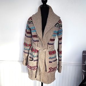 TNA Pattern sweater XS